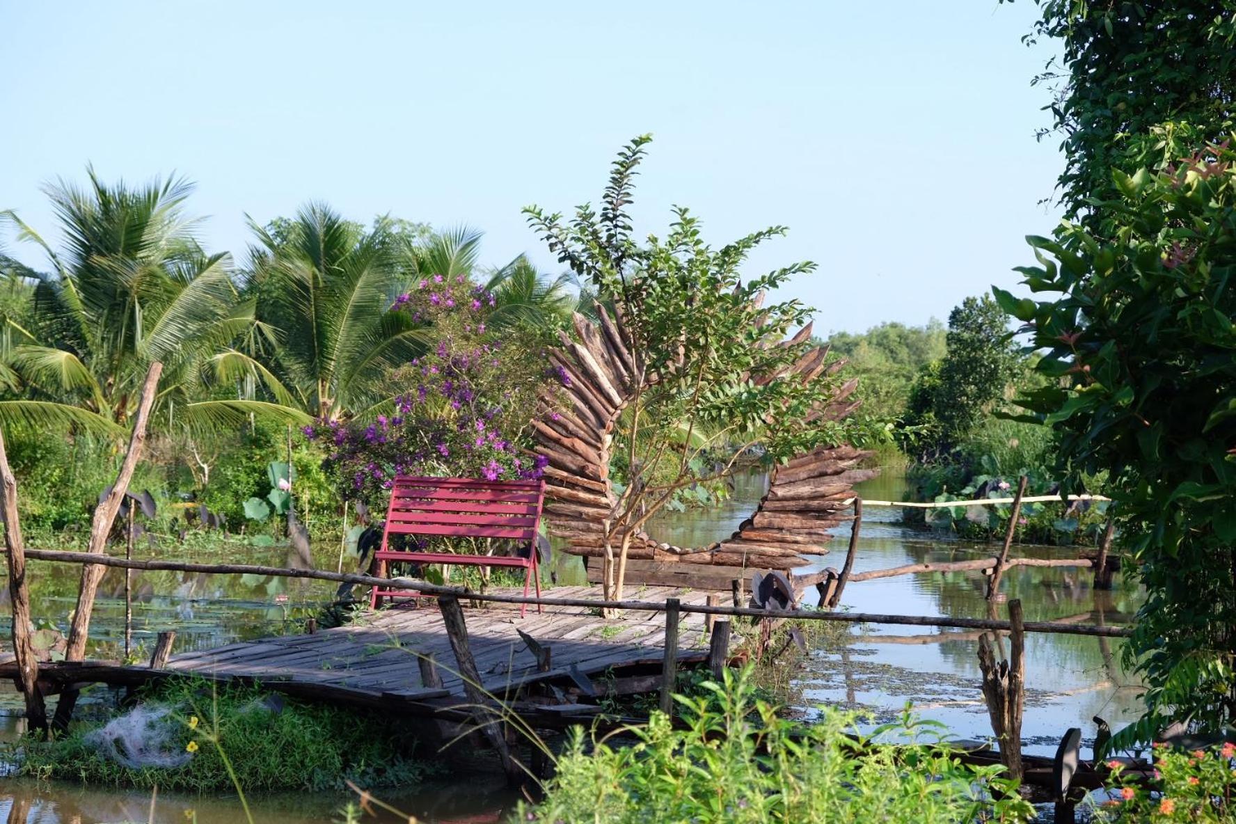 Bungalow - Farmstay Hoa Rung U Minh Ca Mau Экстерьер фото